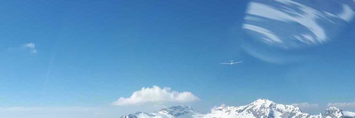 Flugwegposition um 13:44:07: Aufgenommen in der Nähe von Gemeinde Heiterwang, Heiterwang, Österreich in 2750 Meter